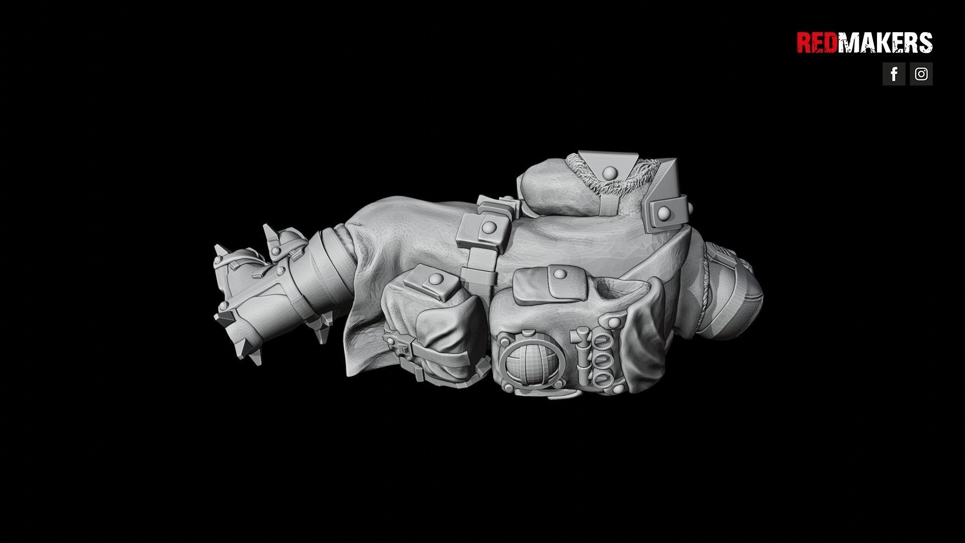 Ice Warriors - Slain soldiers 3D print model_19