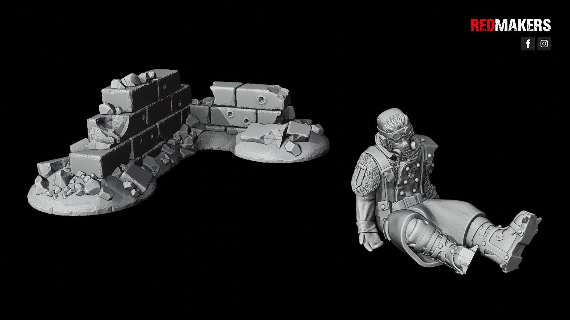 Ice Warriors - Slain soldiers 3D print model_29