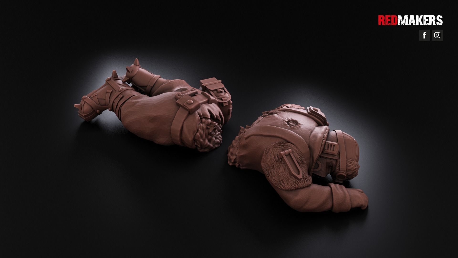 Ice Warriors - Slain soldiers 3D print model_9