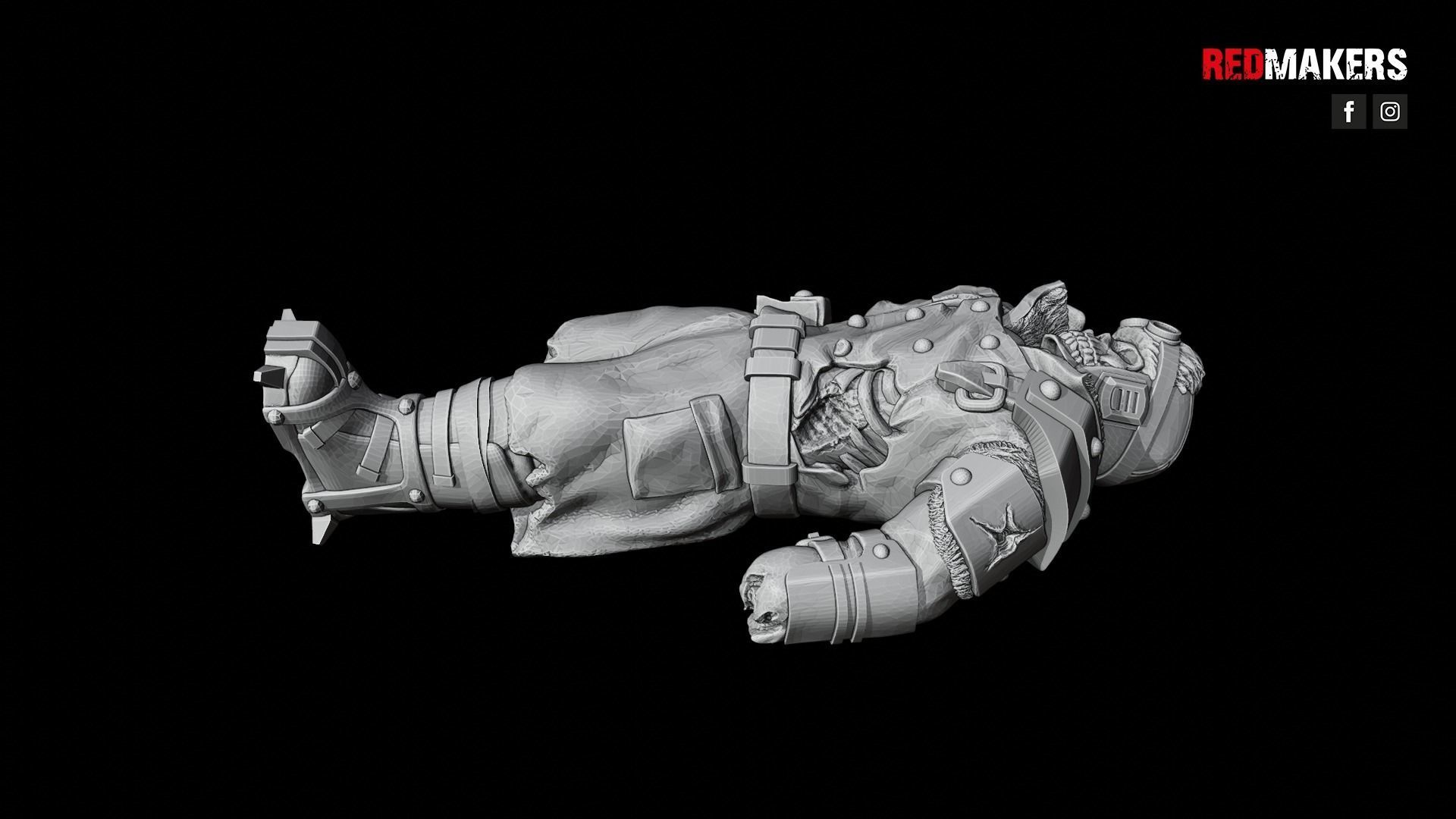 Ice Warriors - Slain soldiers 3D print model_21