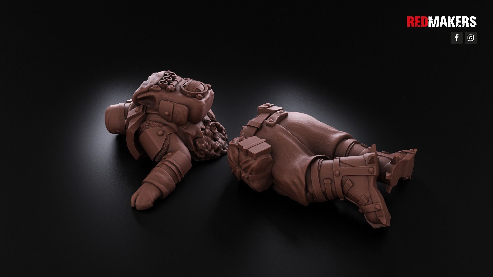 Ice Warriors - Slain soldiers 3D print model_7