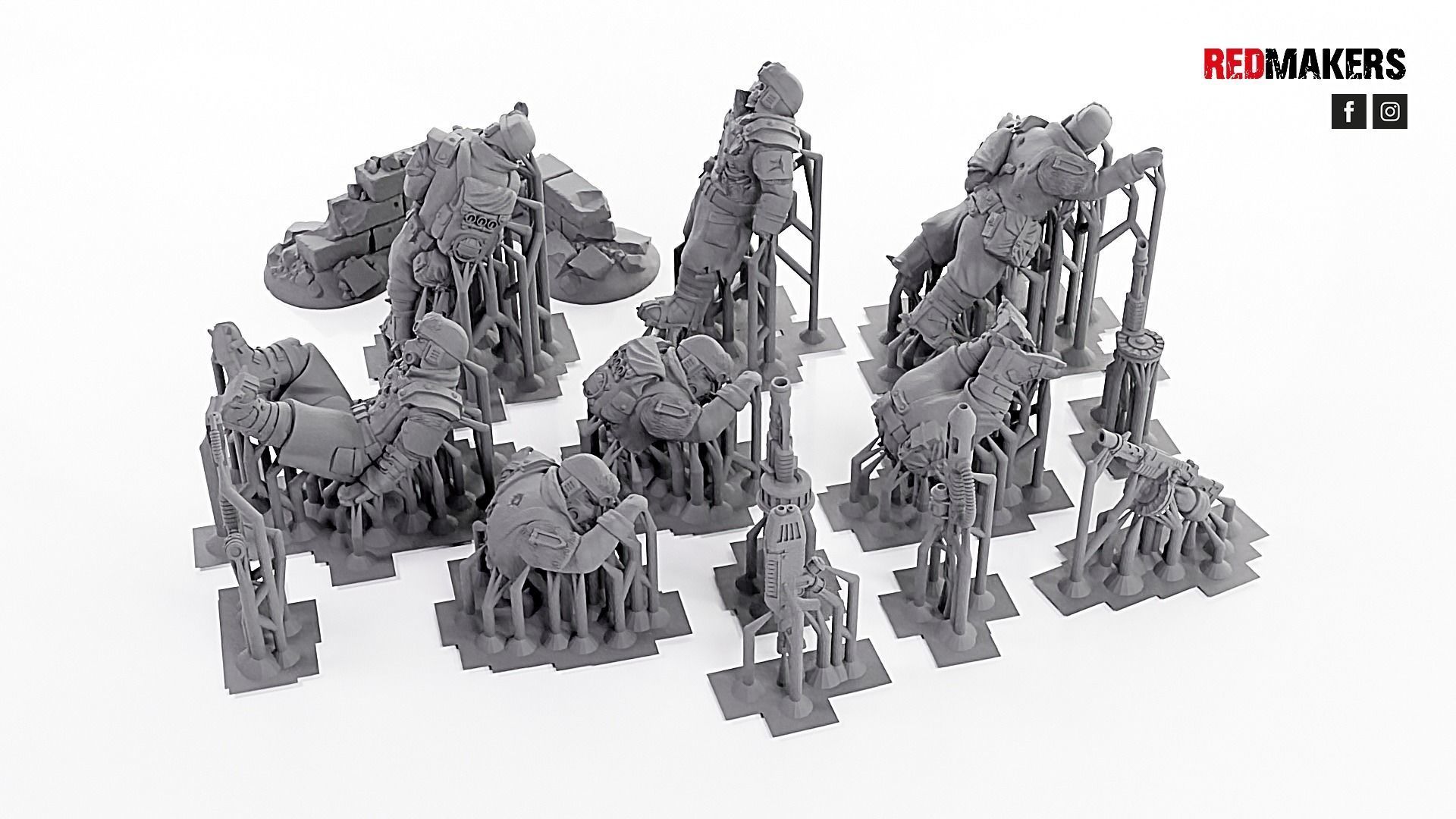 Ice Warriors - Slain soldiers 3D print model_17