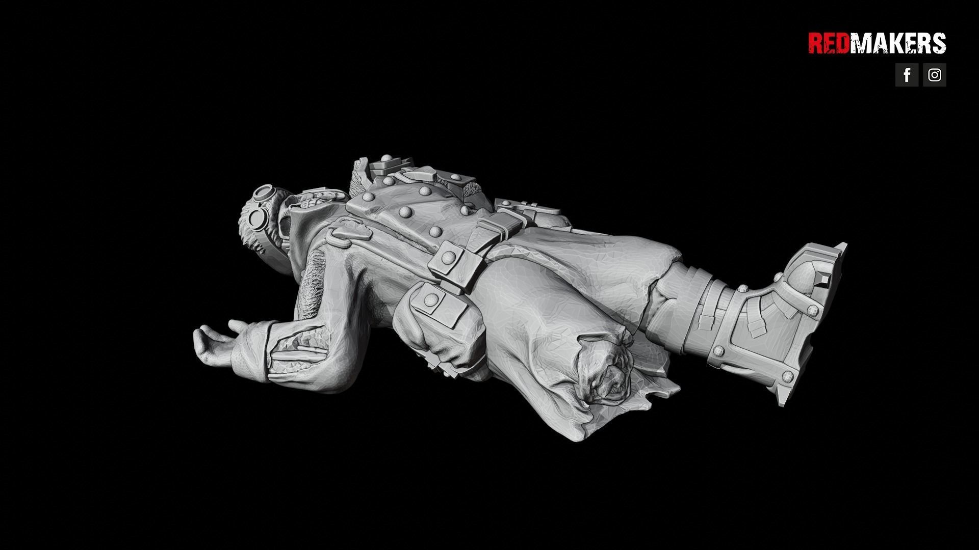 Ice Warriors - Slain soldiers 3D print model_20