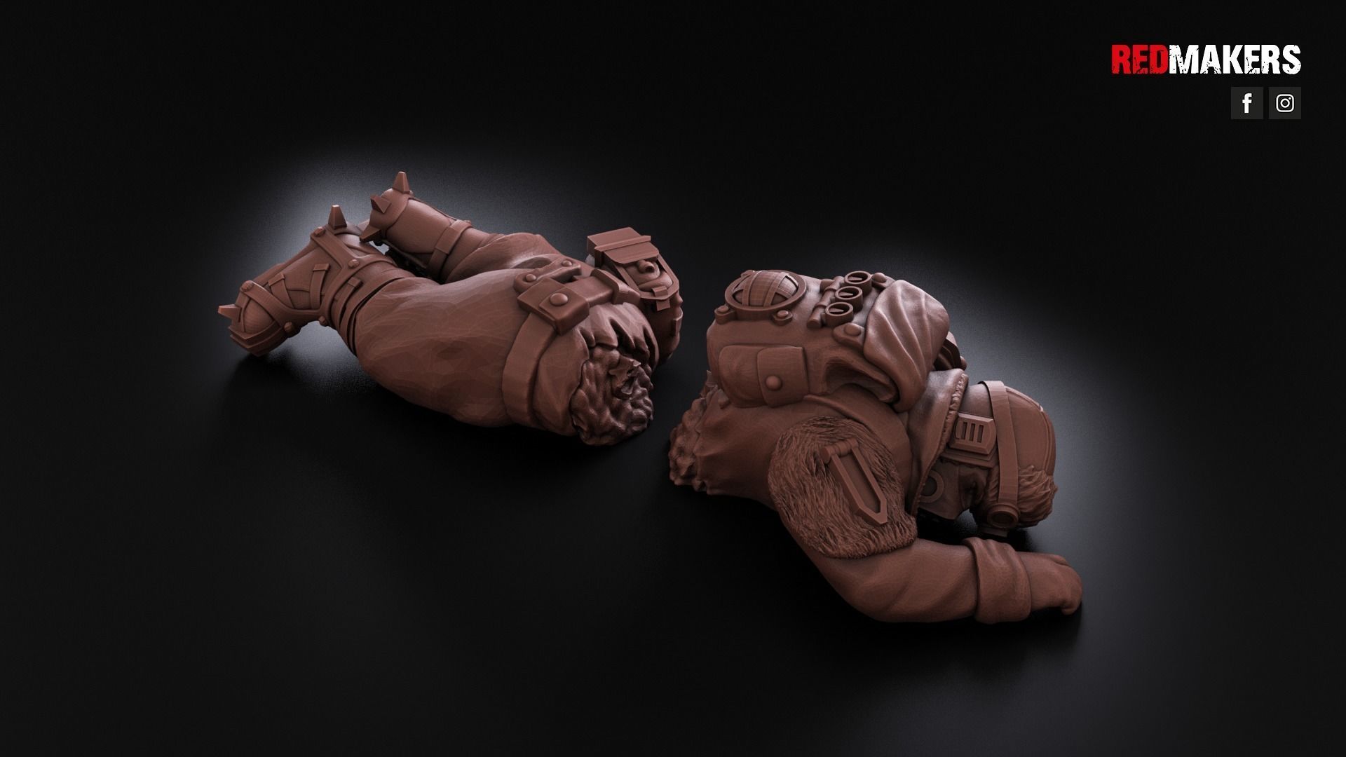 Ice Warriors - Slain soldiers 3D print model_8