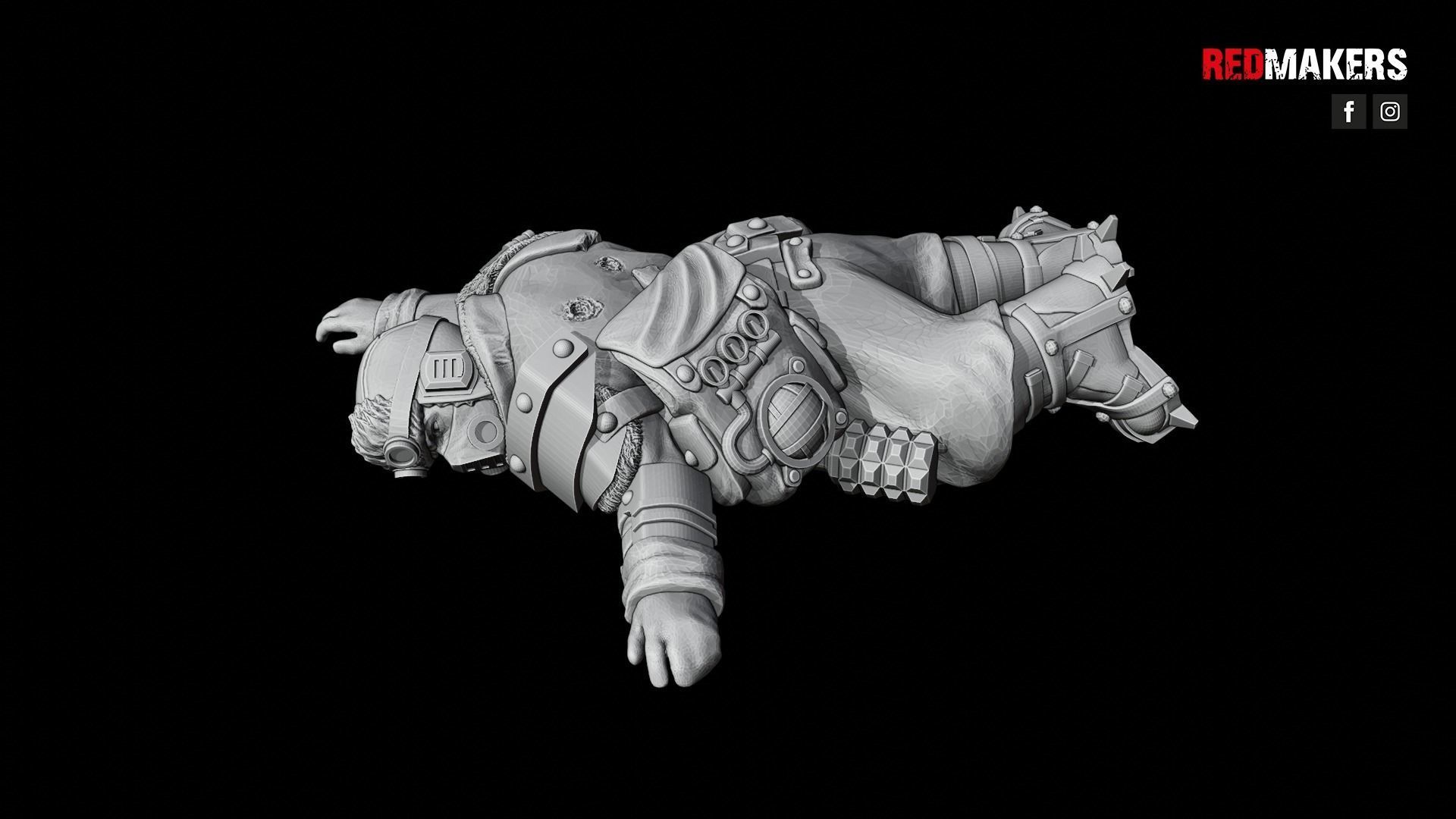 Ice Warriors - Slain soldiers 3D print model_25
