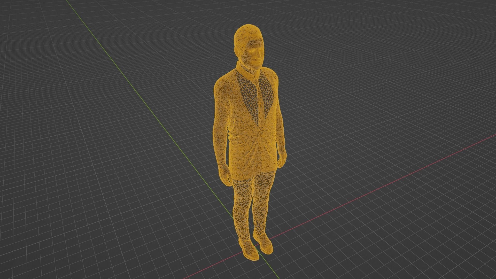 Jimmy Kimmel Low-poly 3D model_8