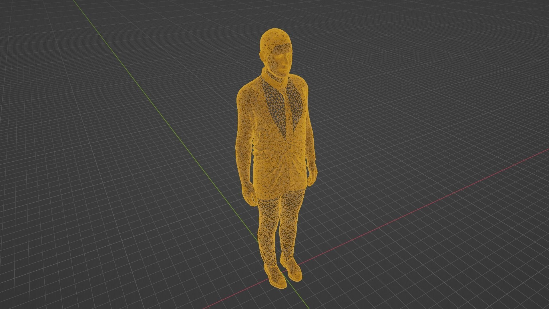 John Cena Low-poly 3D model_8