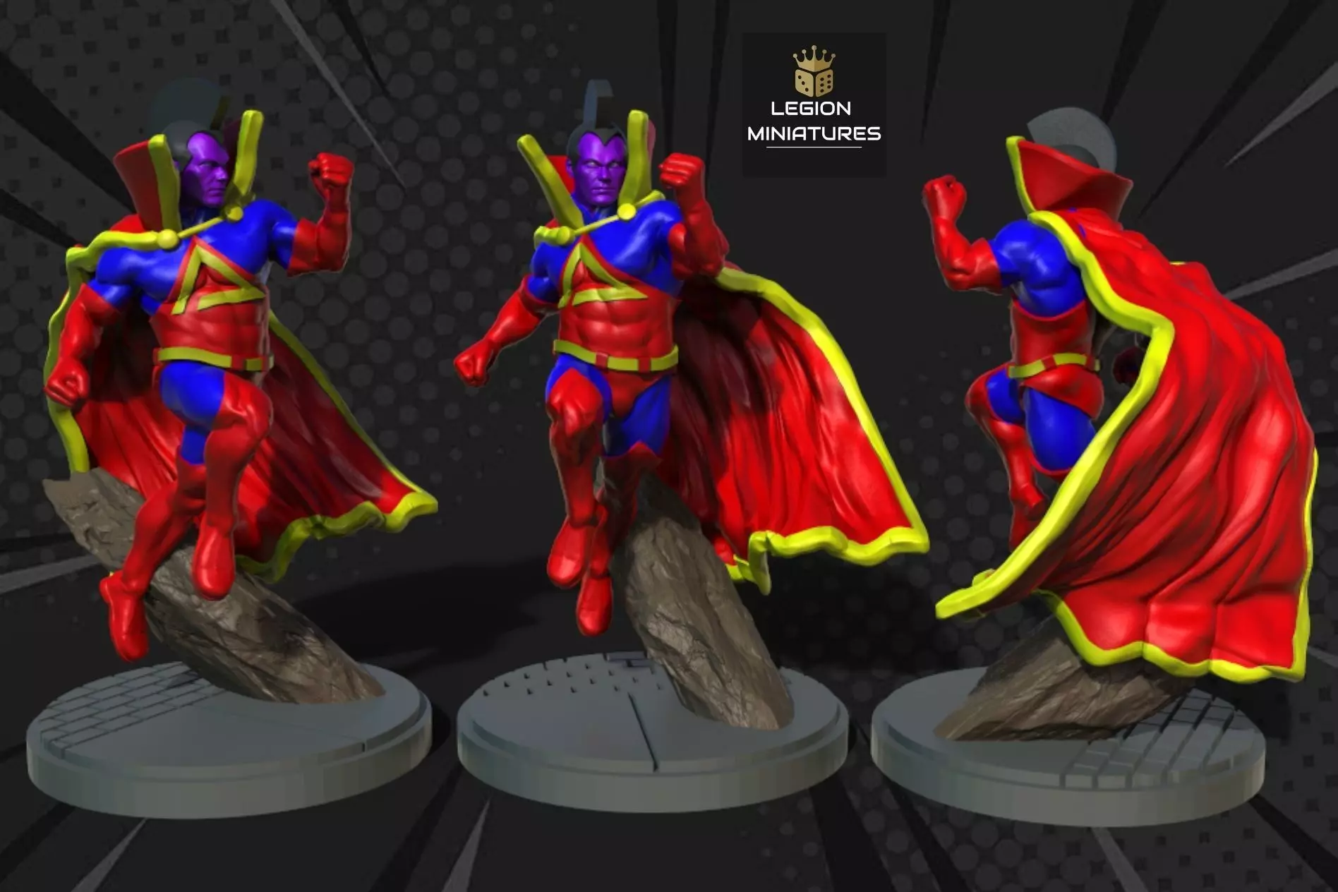 MARVEL CRISIS PROTOCOL GLADIATOR PRESUPPORTED INCLUDED 3D print model