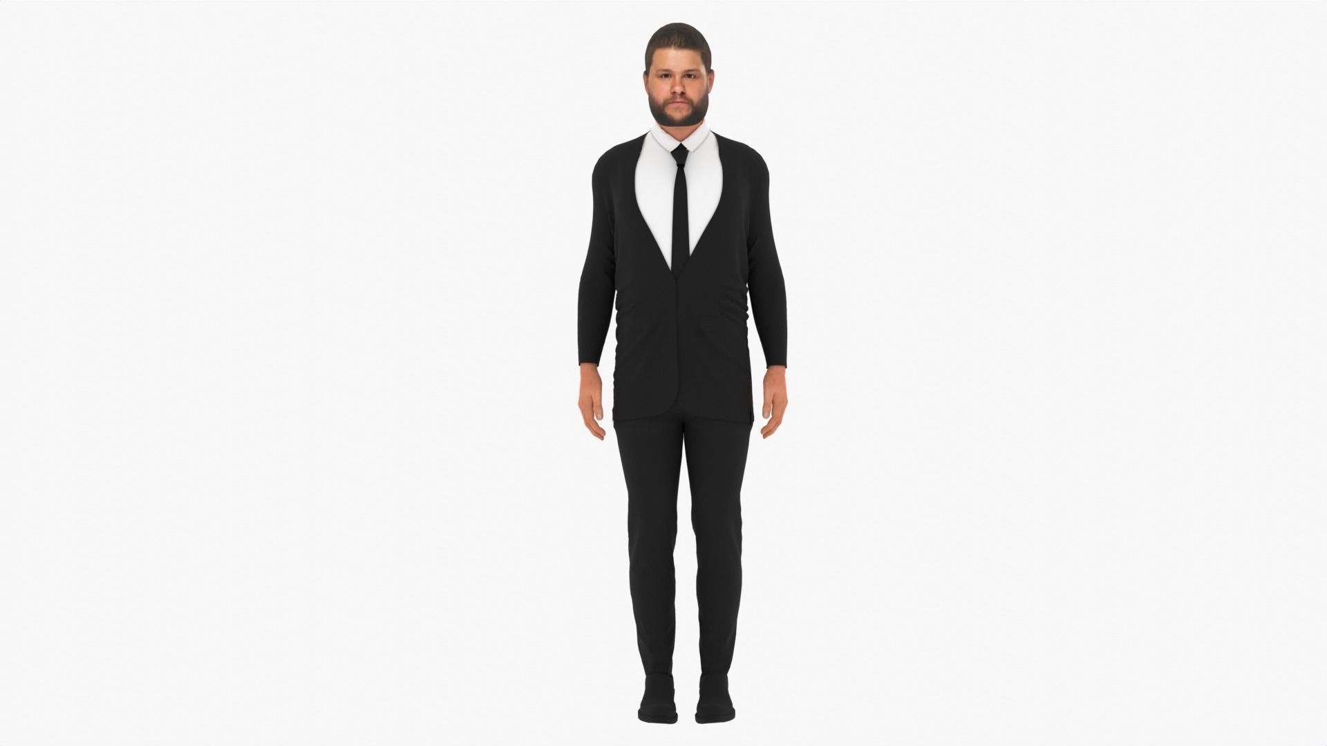 Kevin Owens Low-poly 3D model_5