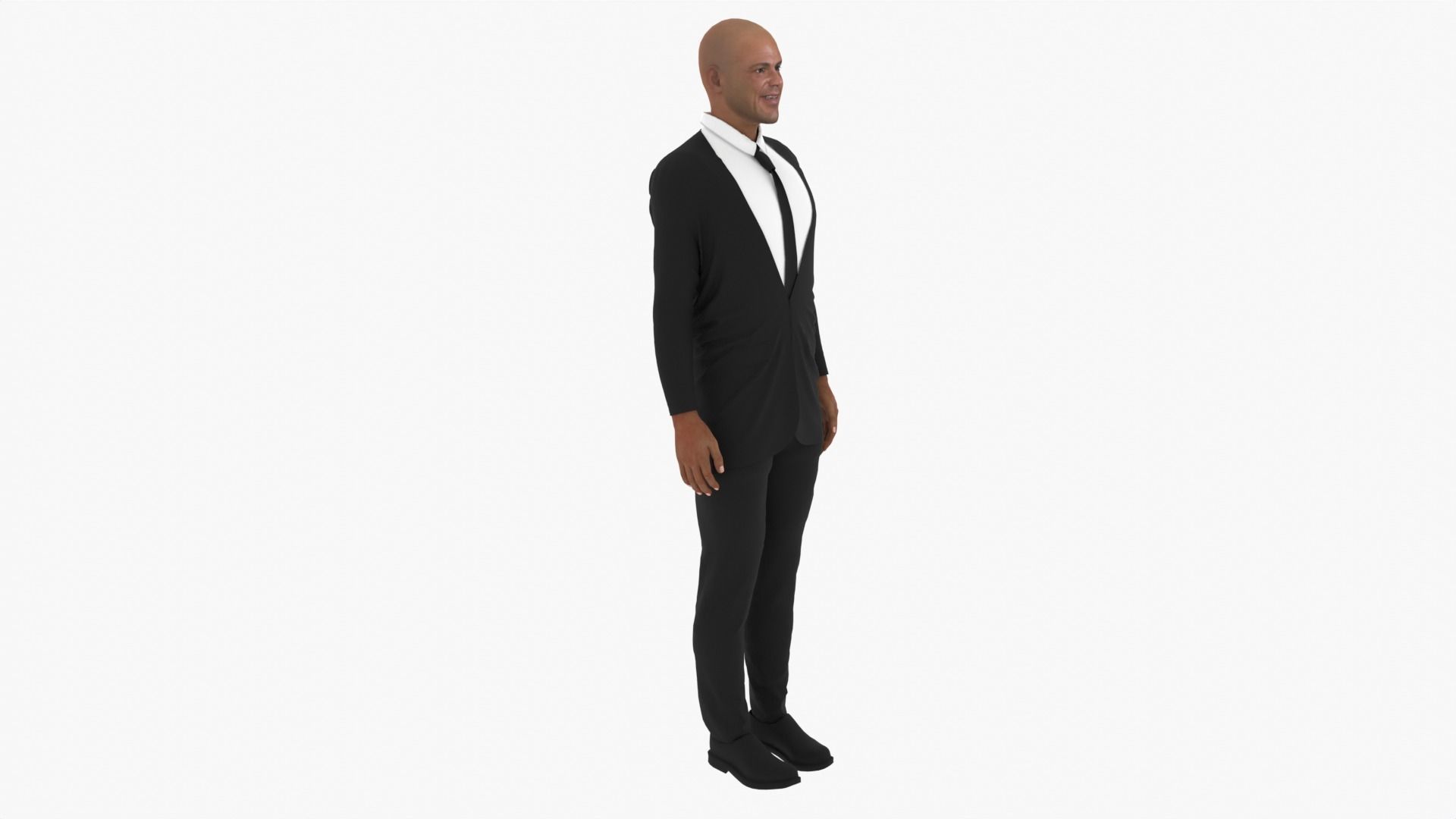 Kurt Angle Low-poly 3D model_6