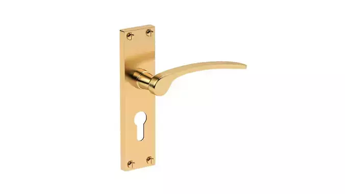 Sophia Door Handle Brass