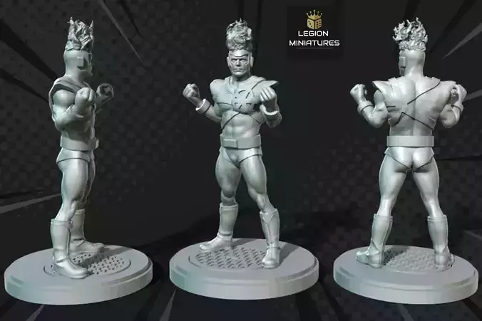 MARVEL CRISIS PROTOCOL FIRESTORM PRESUPPORTED INCLUDED