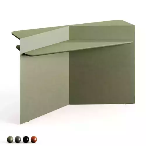 Gallotti Radice Hanami Lacquer Wood Console 3D model