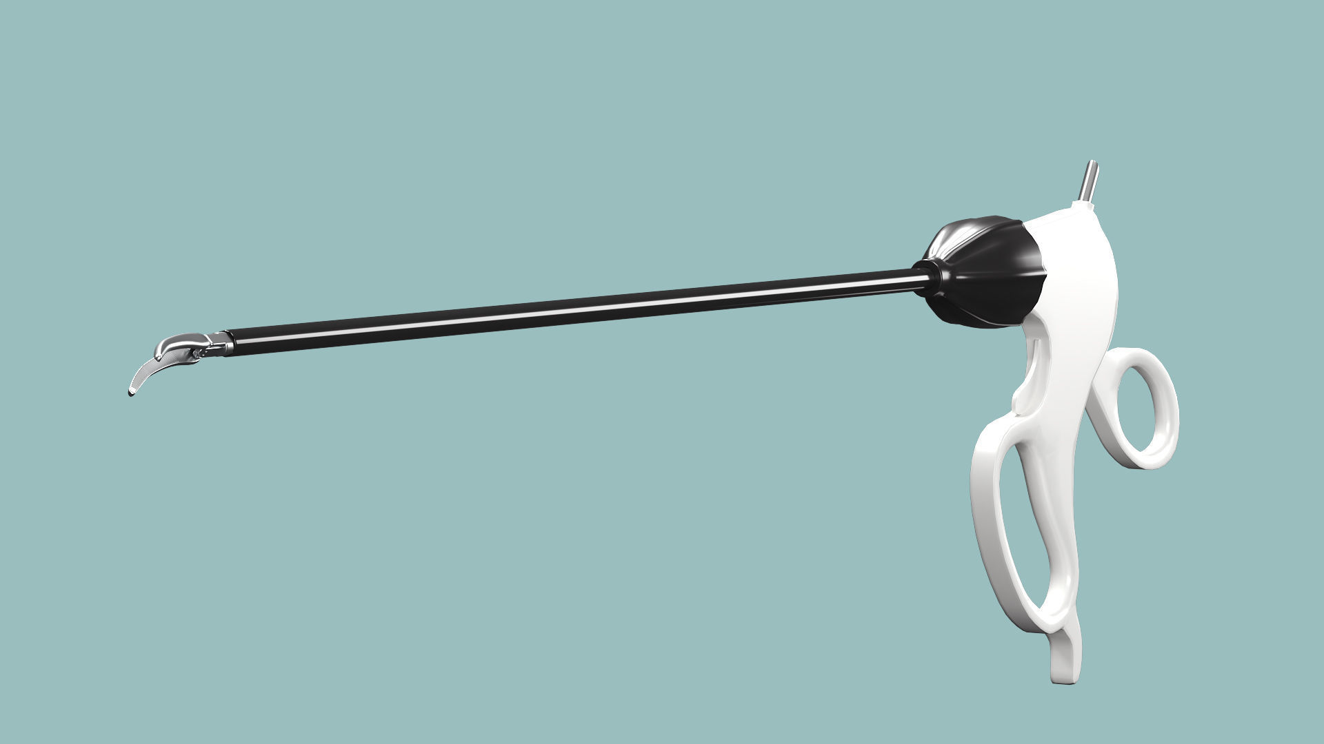 Laparoscopic Surgical Instruments Low-poly 3D model_6