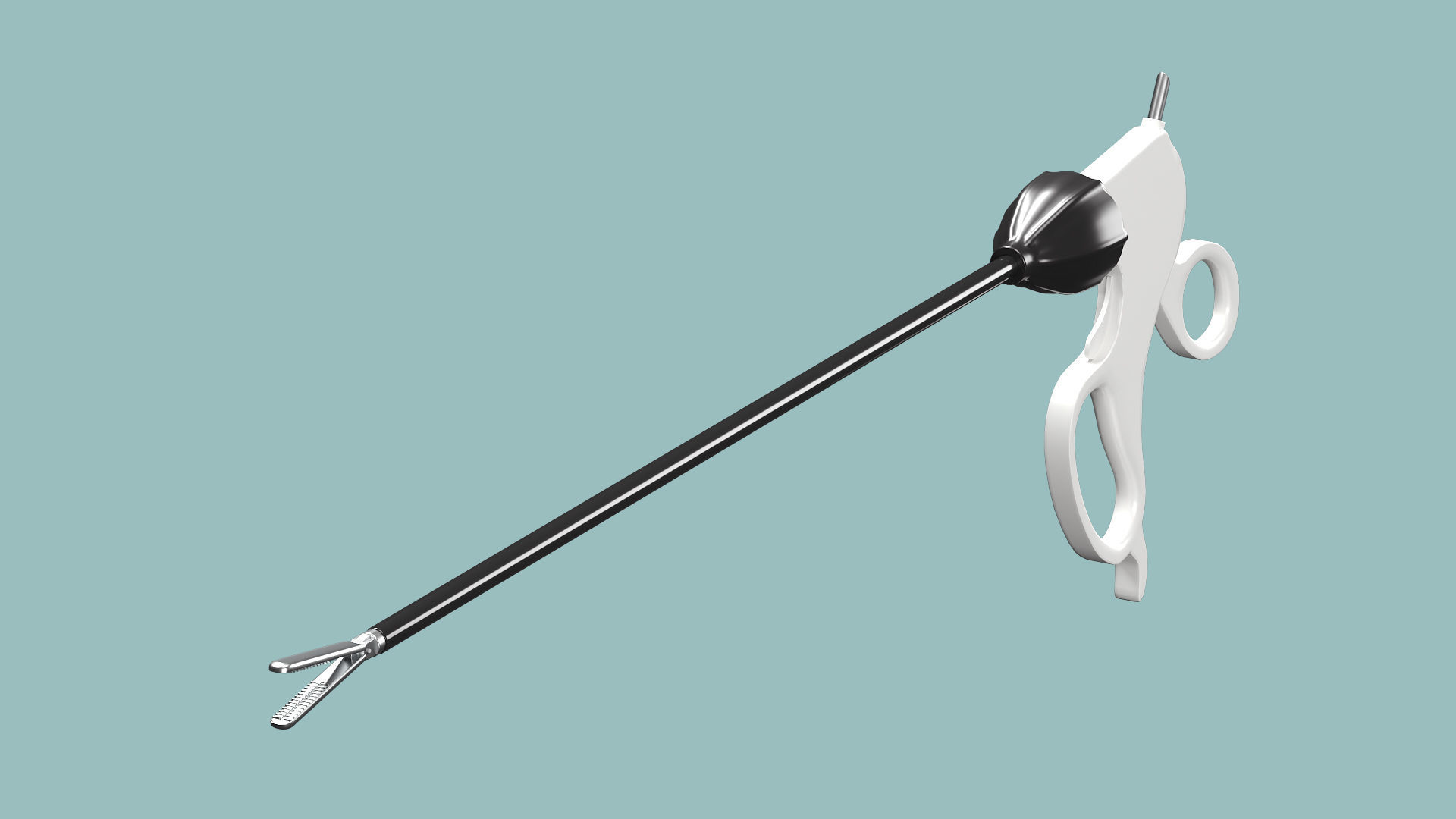 Laparoscopic Surgical Instruments Low-poly 3D model_3