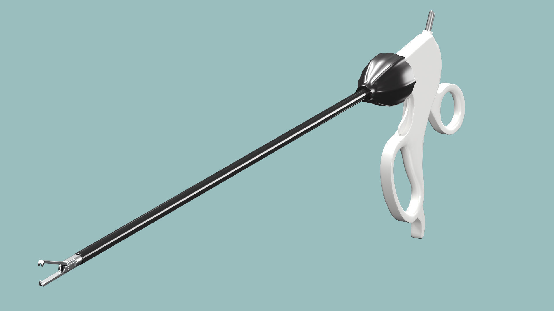 Laparoscopic Surgical Instruments Low-poly 3D model_4