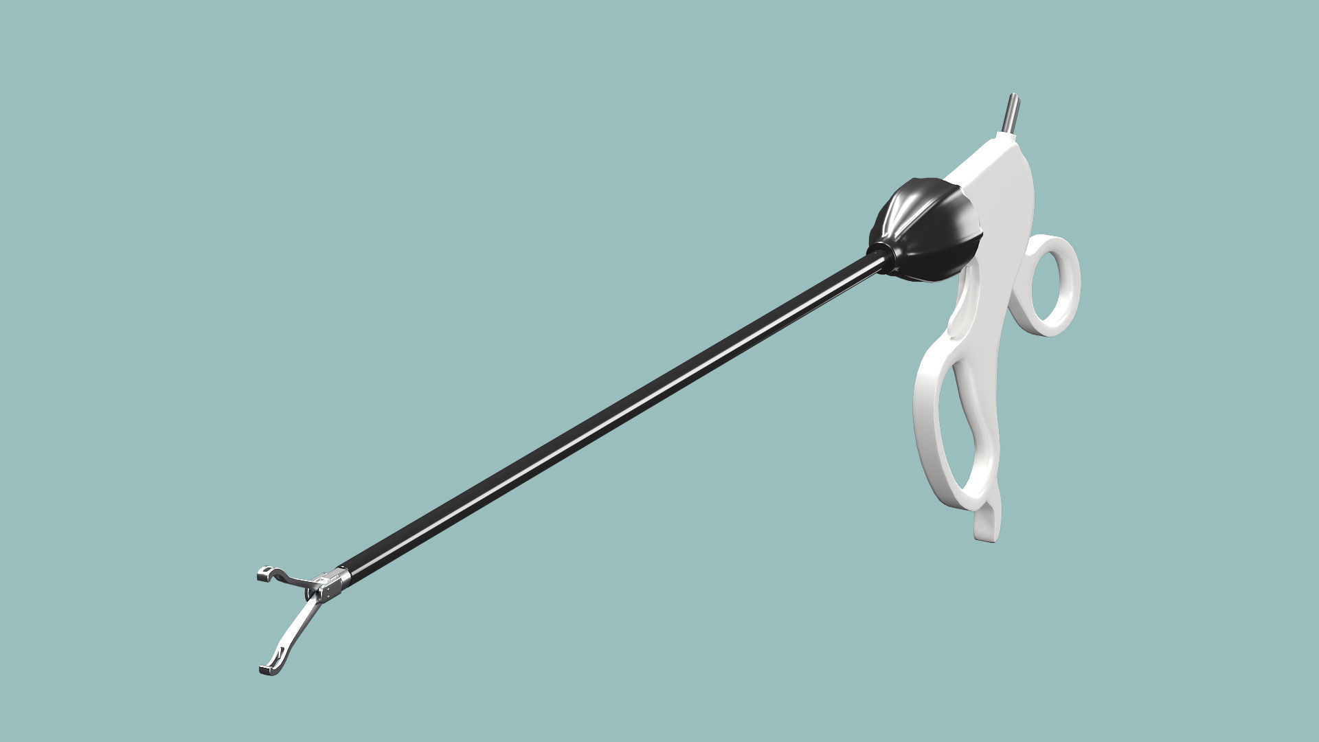 Laparoscopic Surgical Instruments Low-poly 3D model_5