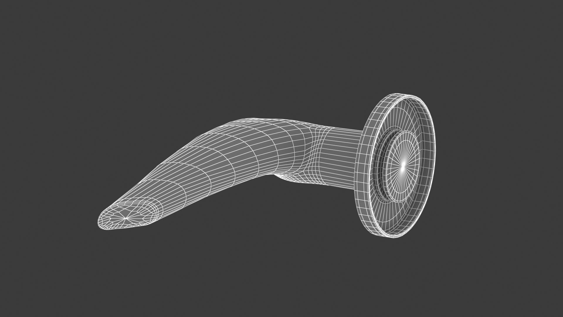 Urfic Belgravia Door Handle Matt Black 3D model_8