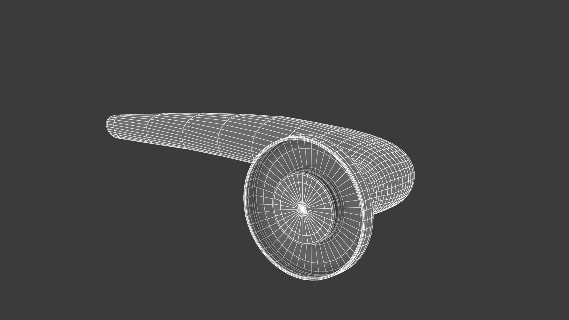 Urfic Belgravia Door Handle Matt Black 3D model_7