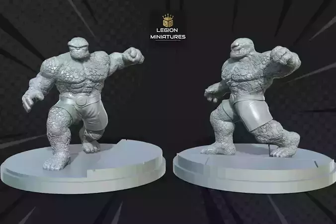 MARVEL CRISIS PROTOCOL THE THING PRESUPPORTED INCLUDED