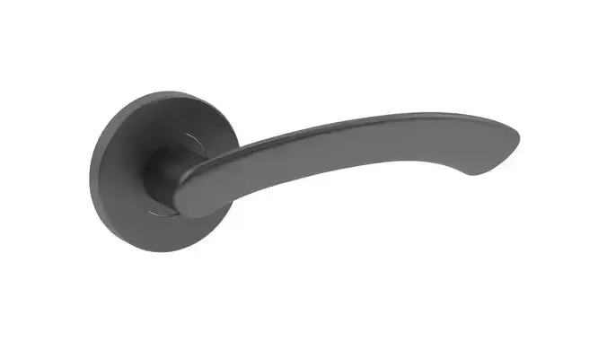 Urfic President Door Handle Matt Black