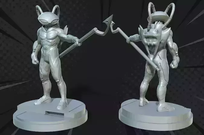 MARVEL CRISIS PROTOCOL BLACK MANTA PRESUPPORTED INCLUDED