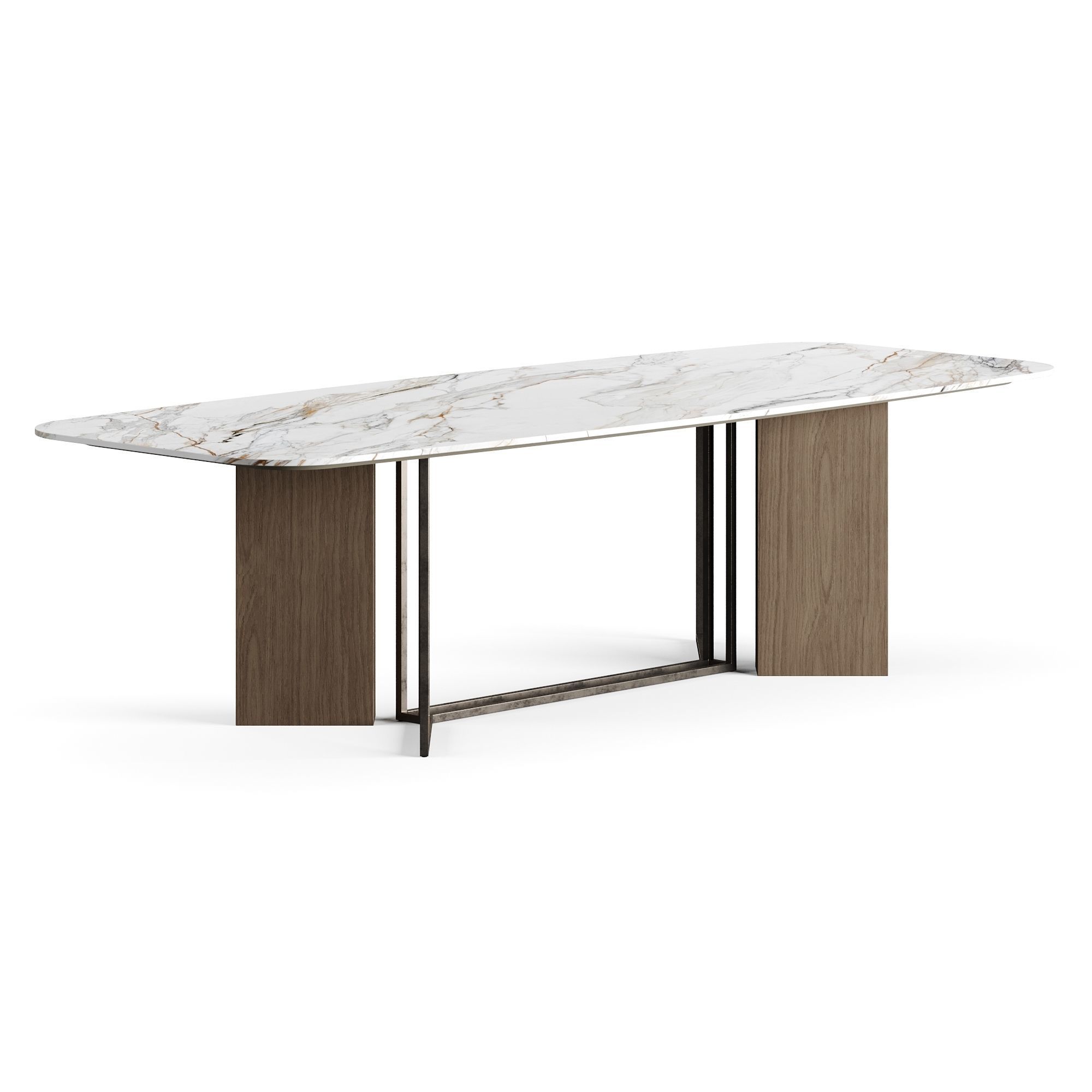 Meridiani Plinto Rectangle Table 280 cm by Andrea Parisio 3D model_3