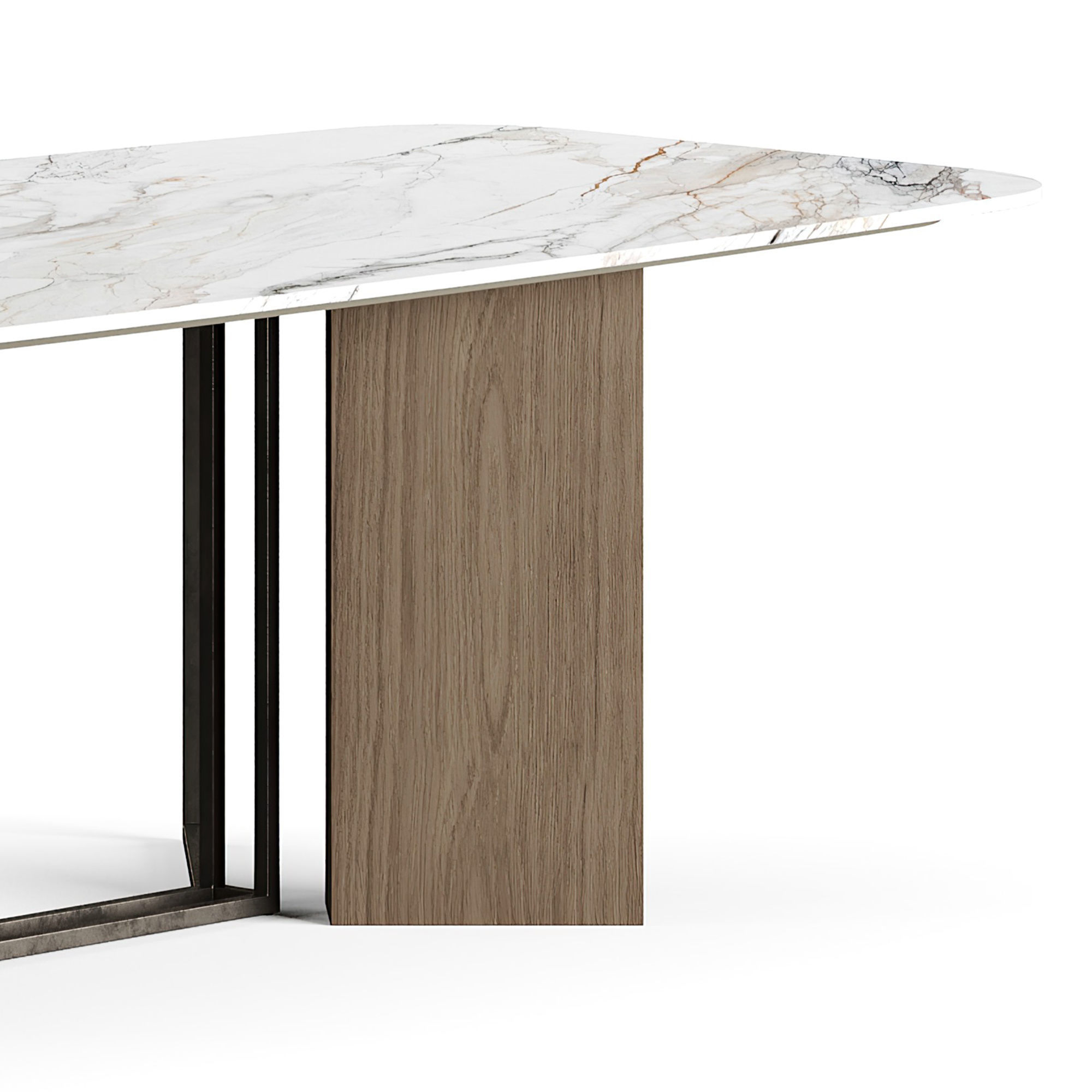 Meridiani Plinto Rectangle Table 280 cm by Andrea Parisio 3D model_7