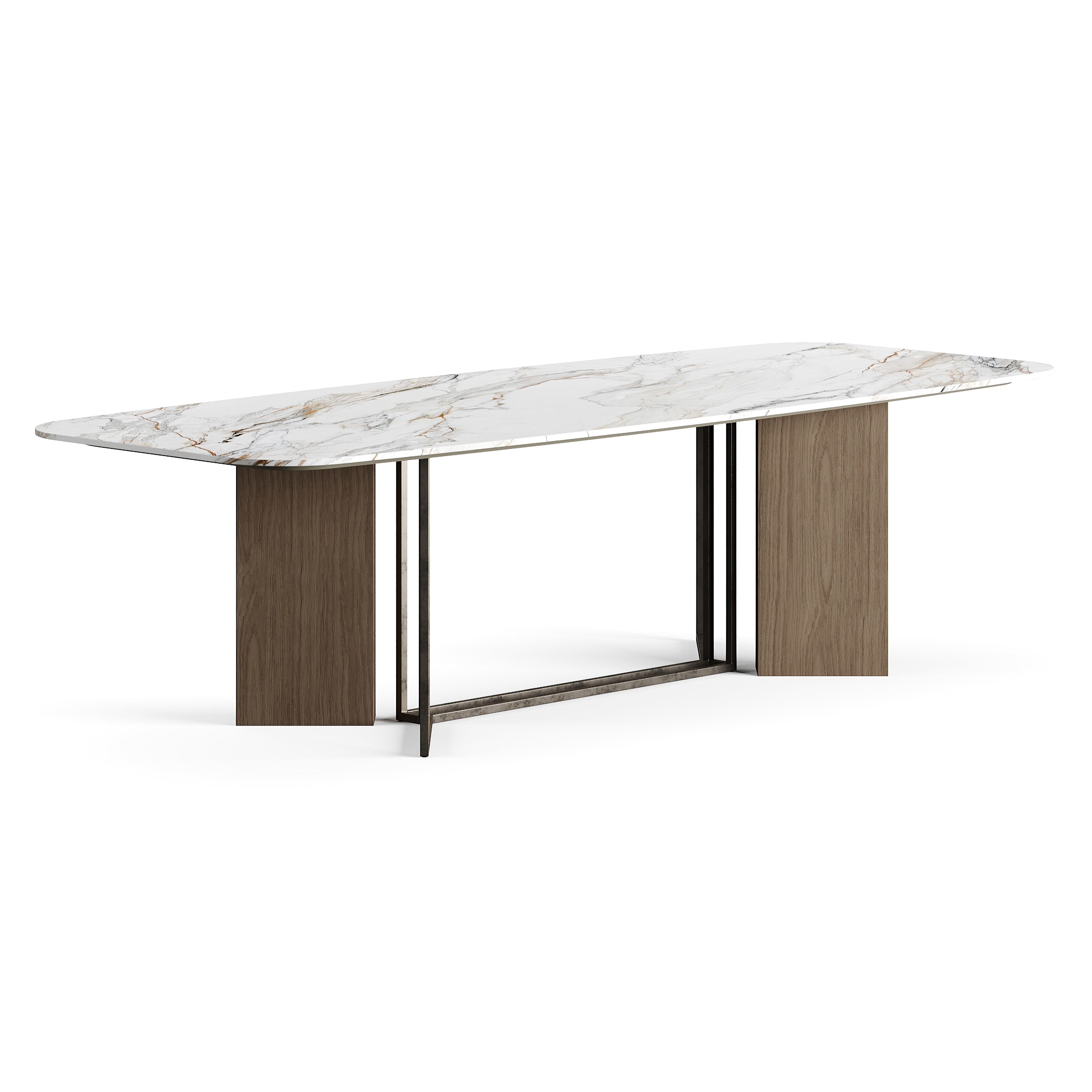 Meridiani Plinto Rectangle Table 280 cm by Andrea Parisio 3D model_2