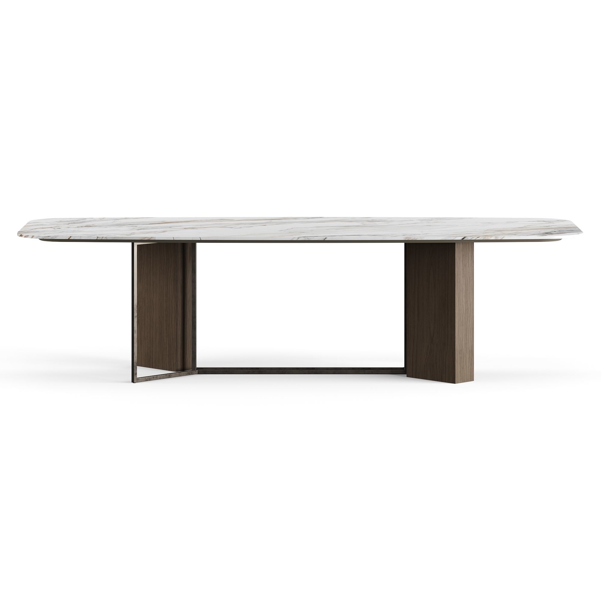 Meridiani Plinto Rectangle Table 280 cm by Andrea Parisio 3D model_1