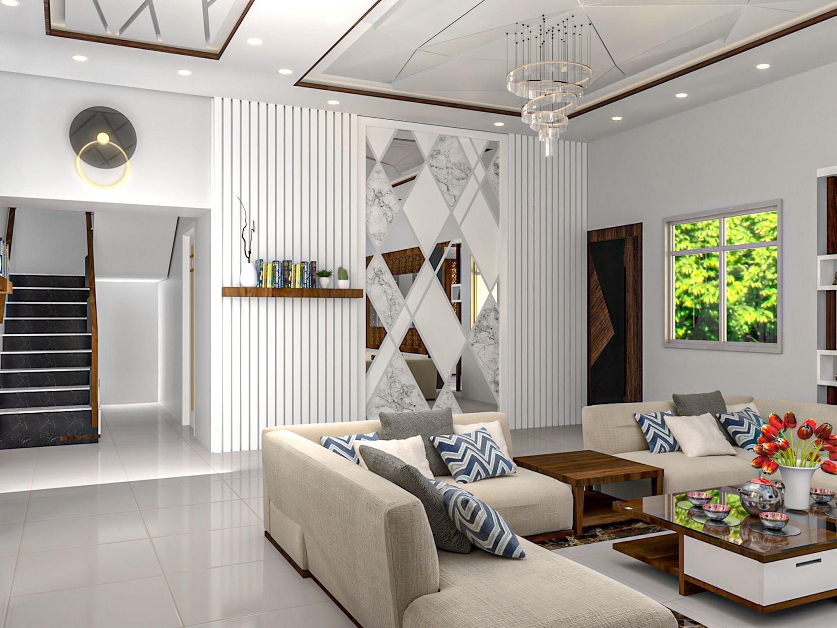 4BHK Modular Interior 3D model_12