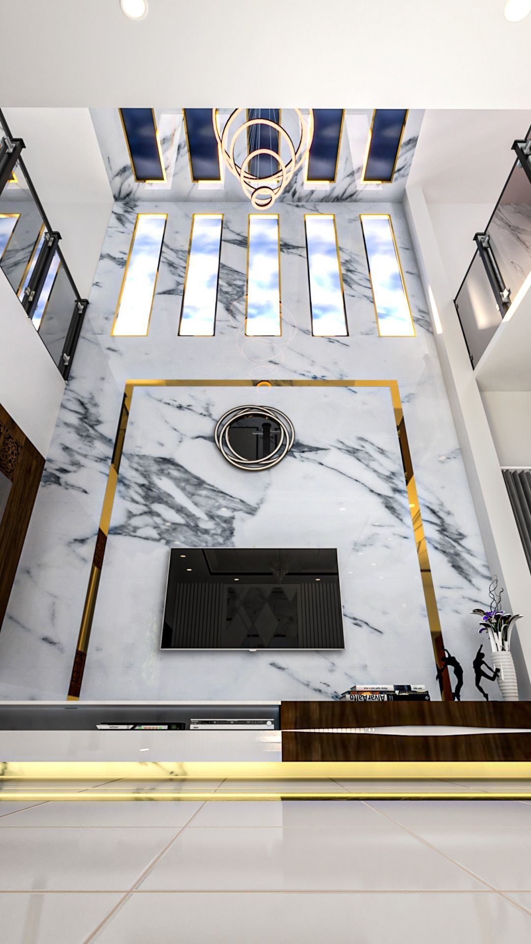 4BHK Modular Interior 3D model_10