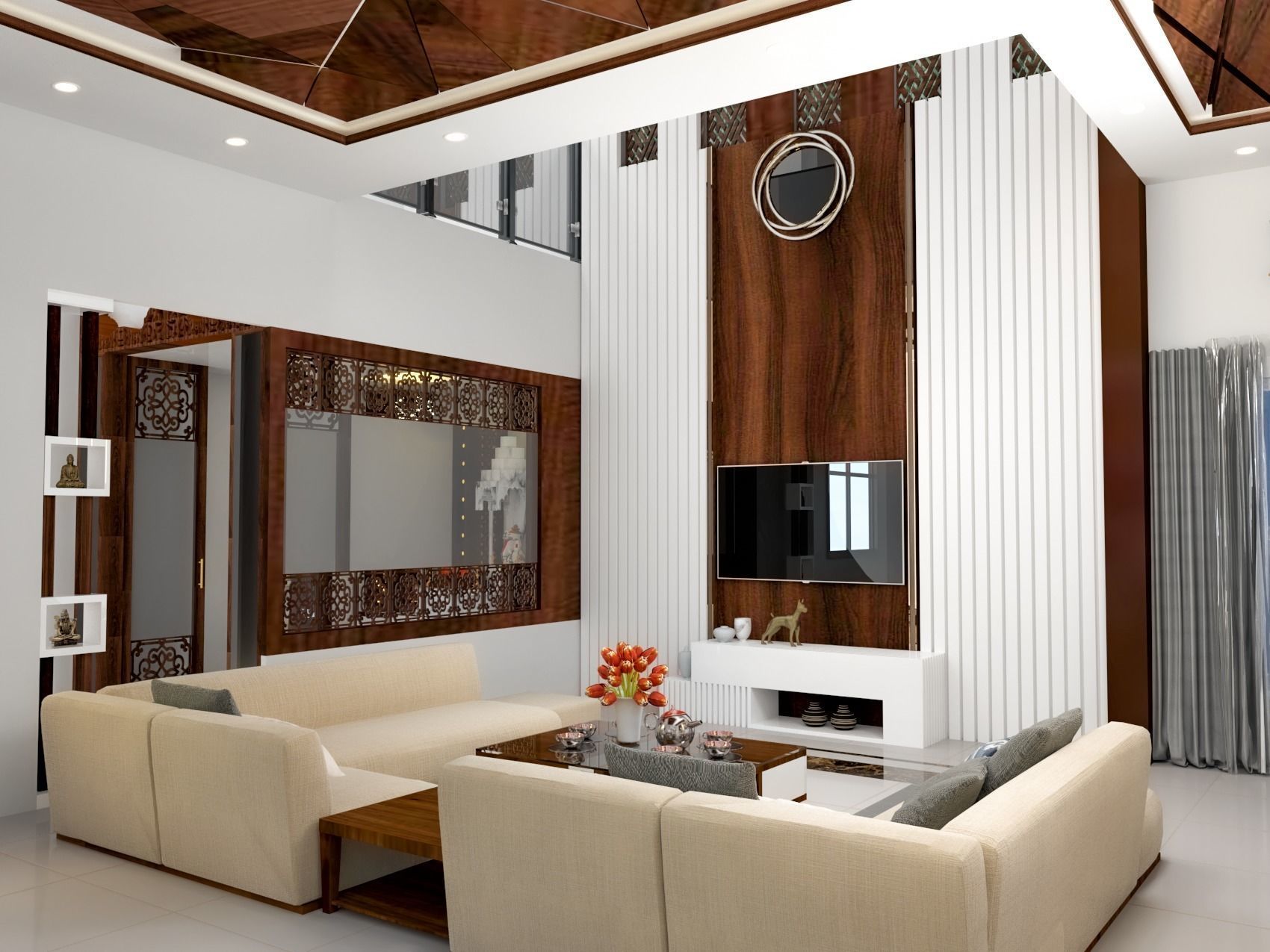 4BHK Modular Interior 3D model_3