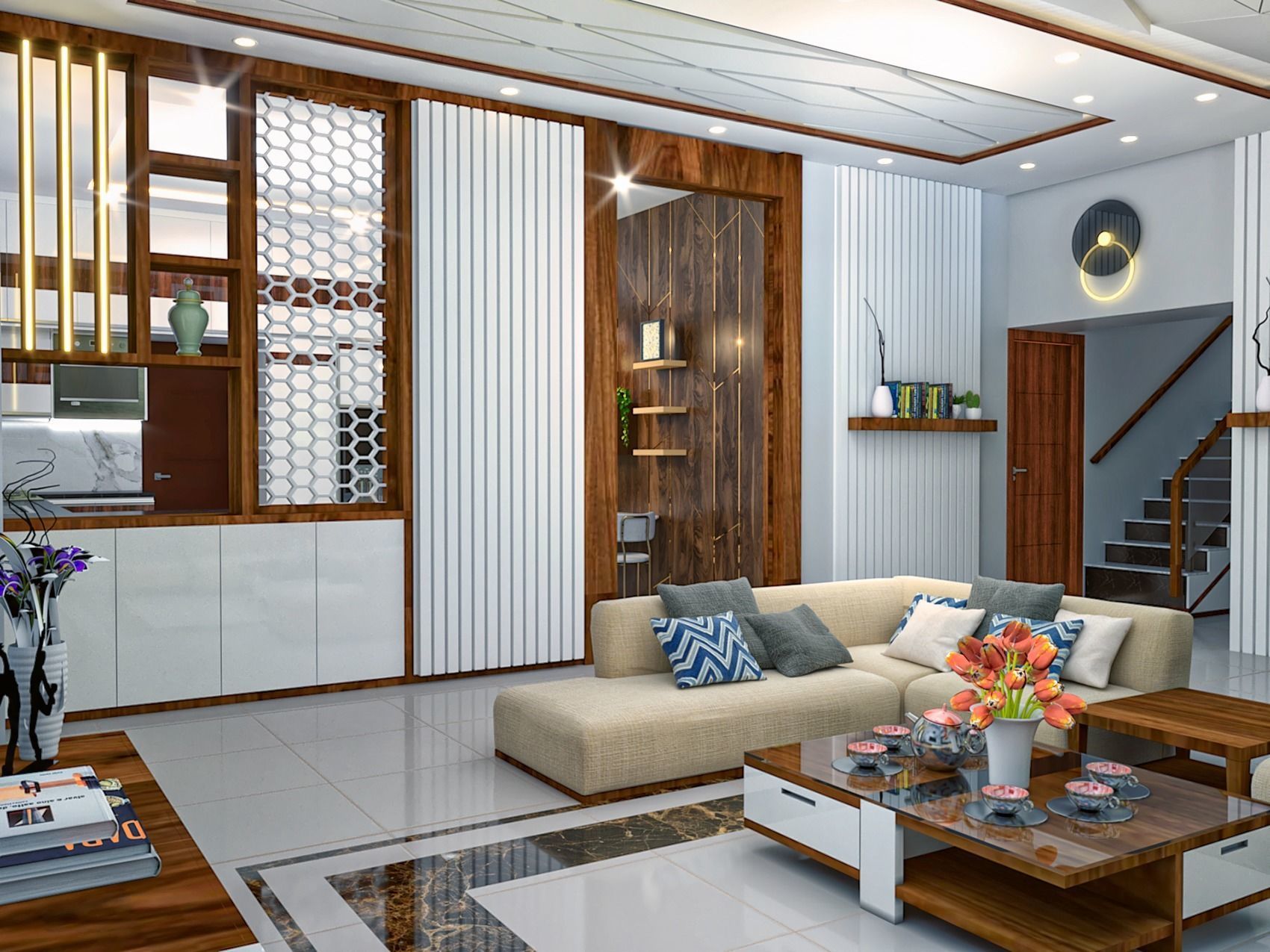 4BHK Modular Interior 3D model_16