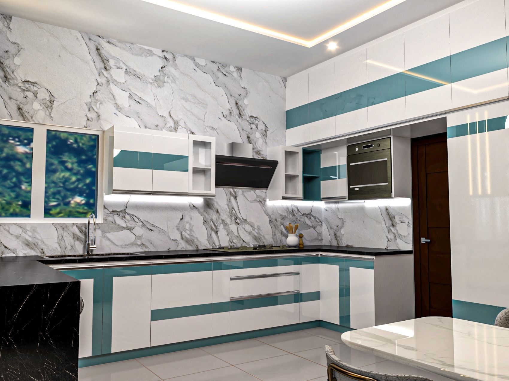 4BHK Modular Interior 3D model_5