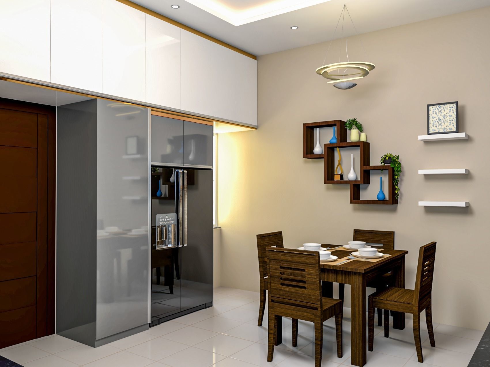 4BHK Modular Interior 3D model_24