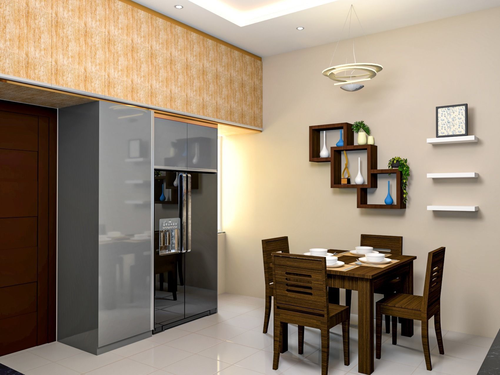 4BHK Modular Interior 3D model_18