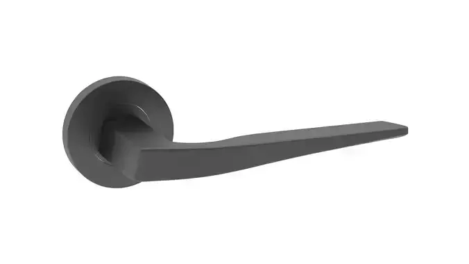 Zoo Hardware Rosso Maniglie Lyra Matt Black 3D model