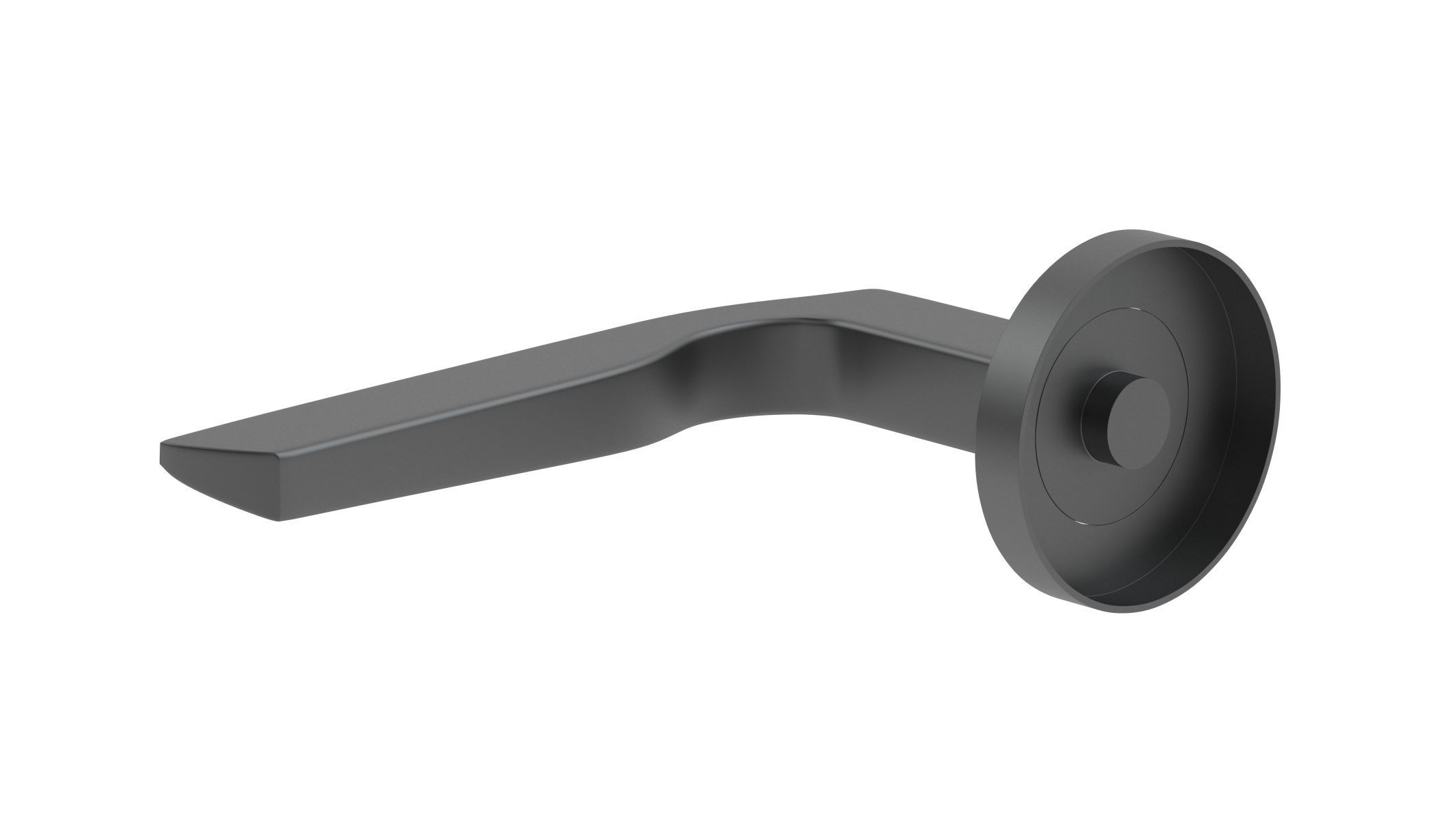 Zoo Hardware Rosso Maniglie Lyra Matt Black 3D model_3