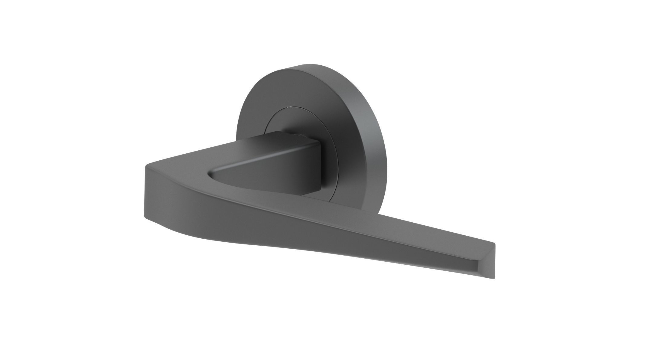 Zoo Hardware Rosso Maniglie Lyra Matt Black 3D model_4