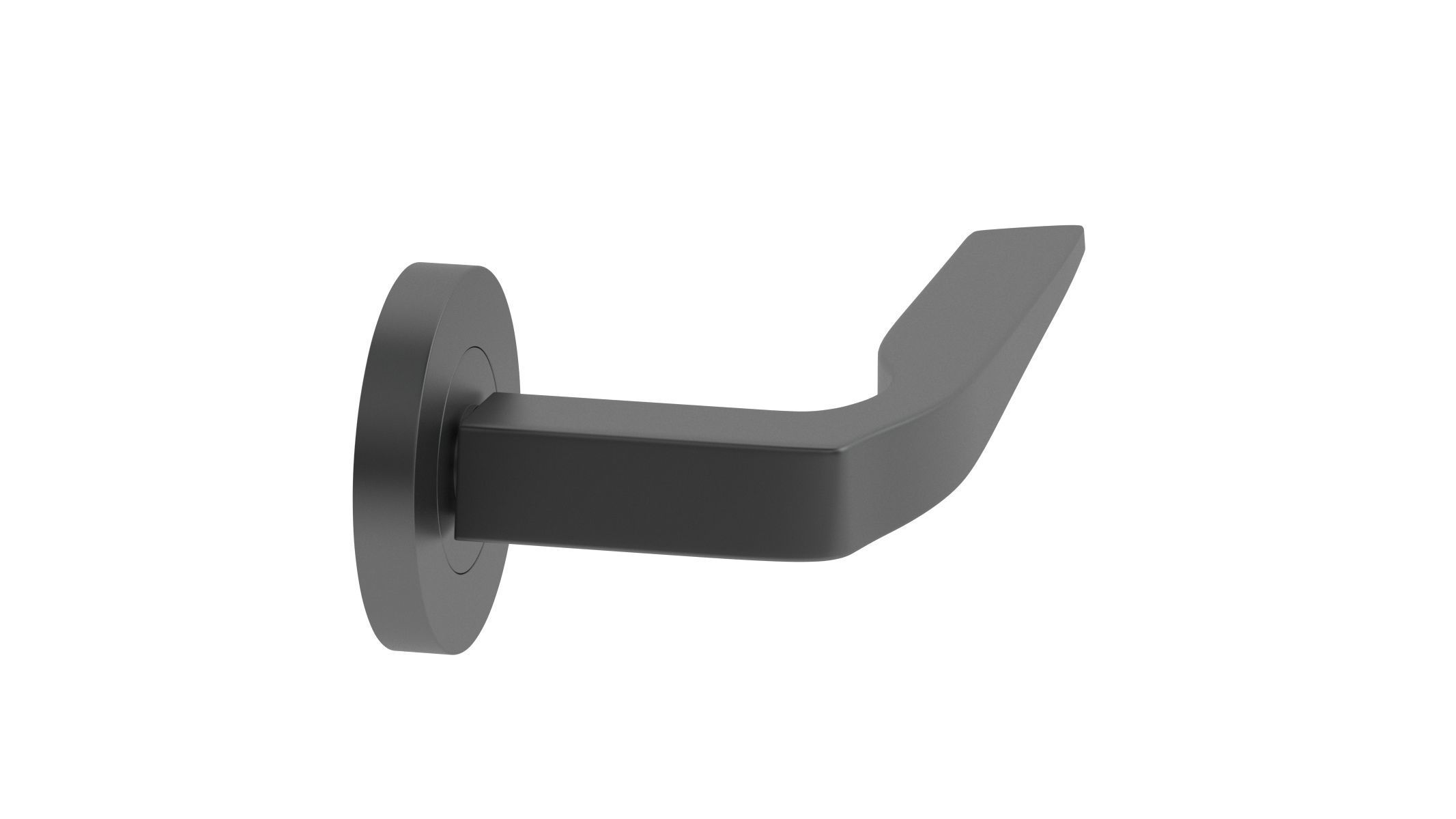 Zoo Hardware Rosso Maniglie Lyra Matt Black 3D model_1