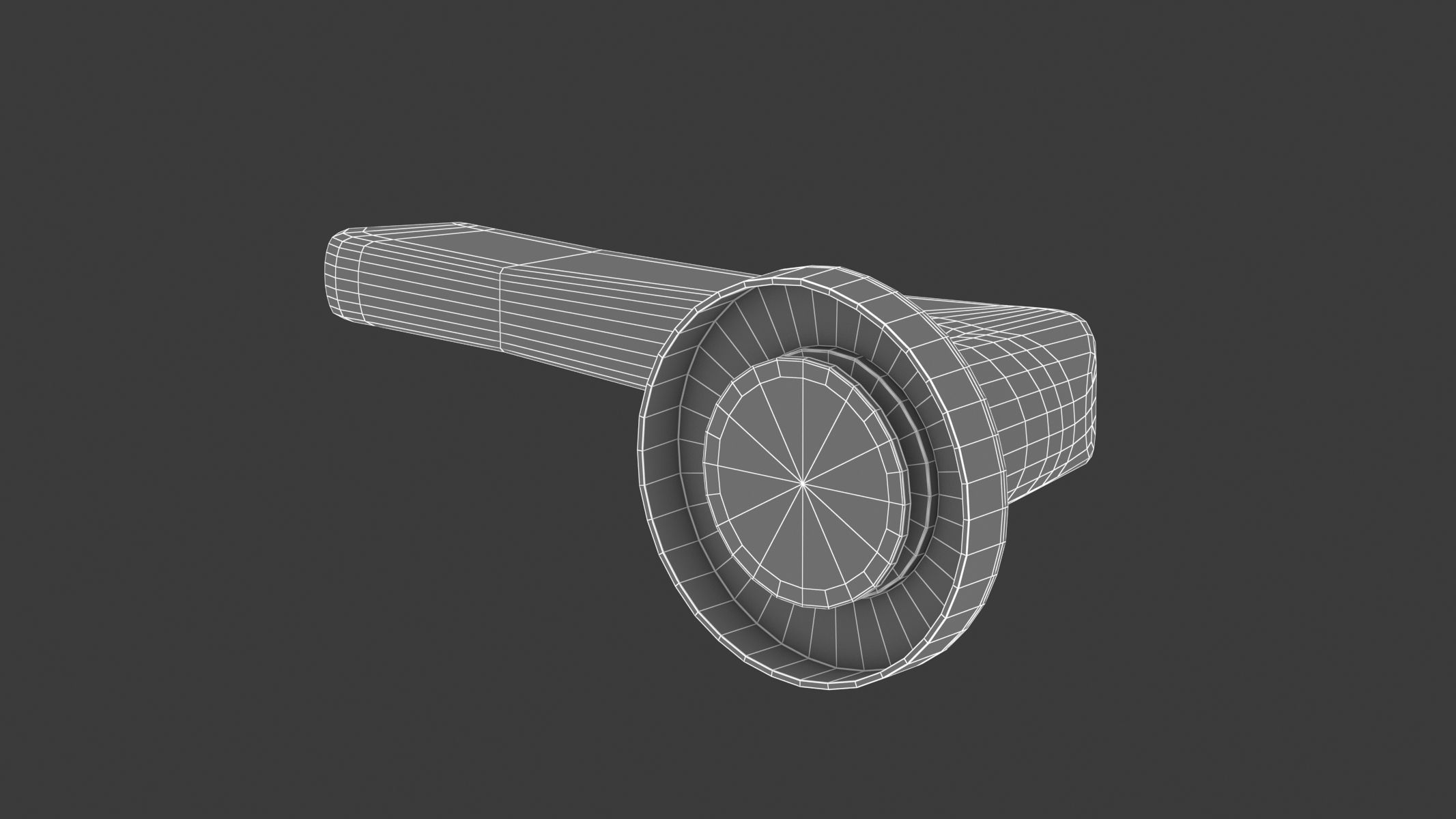 Zoo Hardware Satin Stainless Steel Door Handle 3D model_7