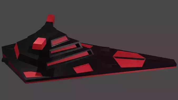 Starship triangular object