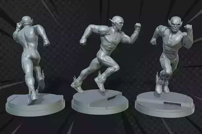 MARVEL CRISIS PROTOCOL REVERSE FLASH PRESUPPORTED INCLUDED