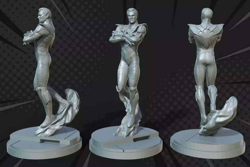 MARVEL CRISIS PROTOCOL SINESTRO PRESUPPORTED INCLUDED 3D print model_0