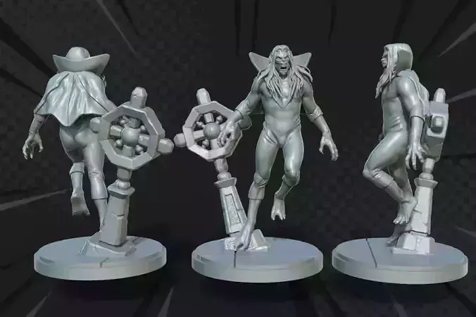 MARVEL CRISIS PROTOCOL MORBIUS PRESUPPORTED INCLUDED 3D print model