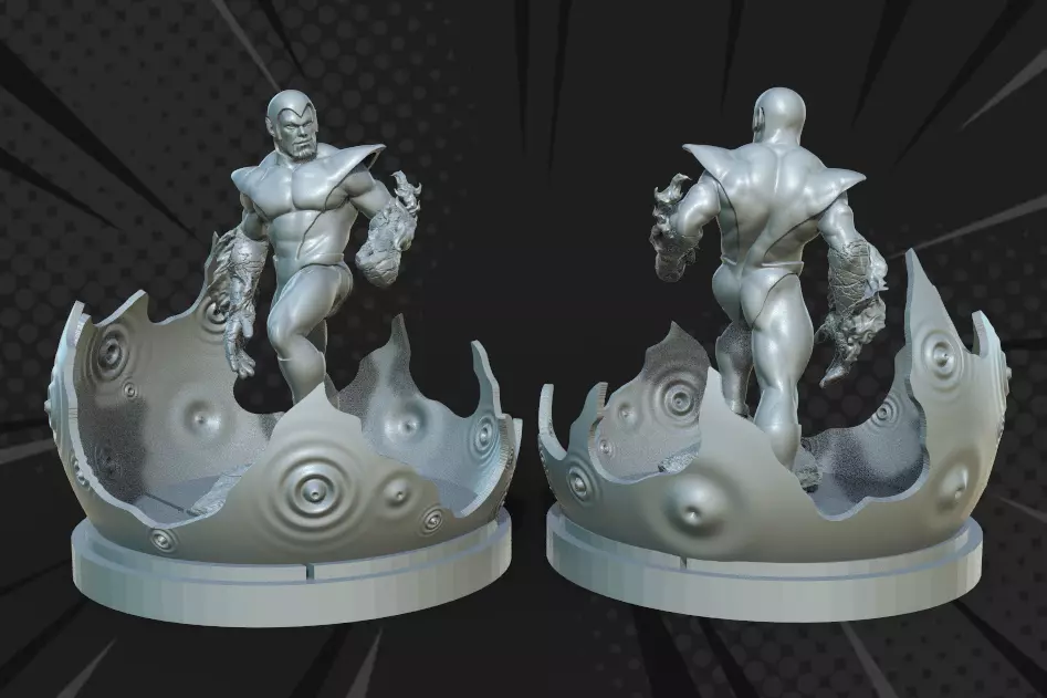 MARVEL CRISIS PROTOCOL SUPER SKRULL PRESUPPORTED INCLUDED 3D print model_0