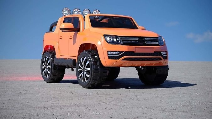 wv amarok battery operated kids car 3D model