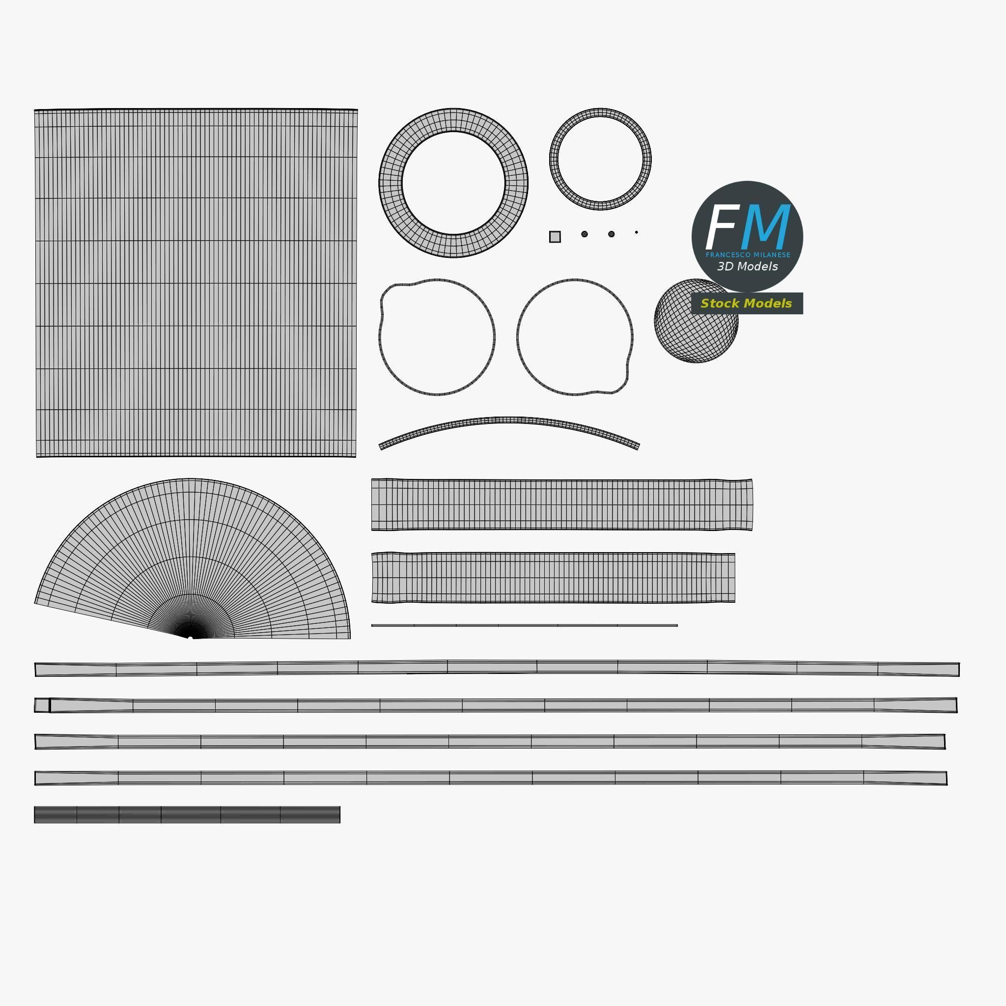 Stylized firework rocket 1 3D model_11