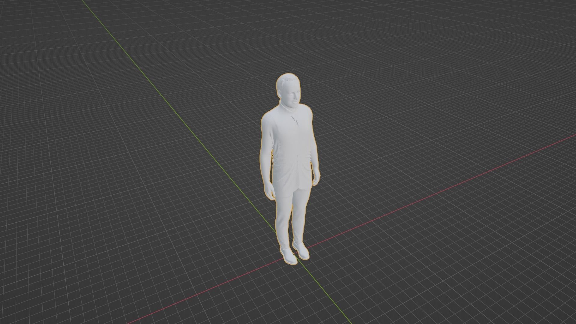 Seth Meyers Low-poly 3D model_7